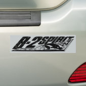 B-2 gedistilleerde Bumpersticker (Op auto)