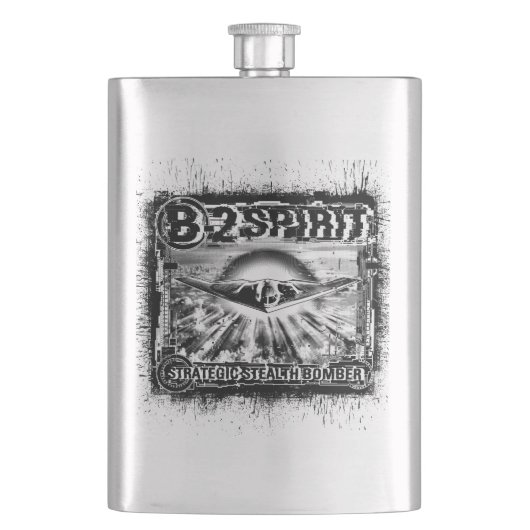B-2 Gedistilleerde Heup Flask Klassieke Flask Heupfles (Voorkant)