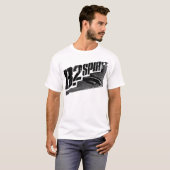 B-2 Gedistilleerde Mannen Basic T-Shirt (Voorkant volledig)