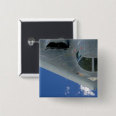 B-2 Gedistilte Vierkante Button 5,1 Cm (Voorkant /achterkant)