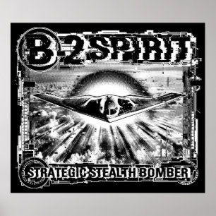 B-2 Poster gedistilleerd Poster