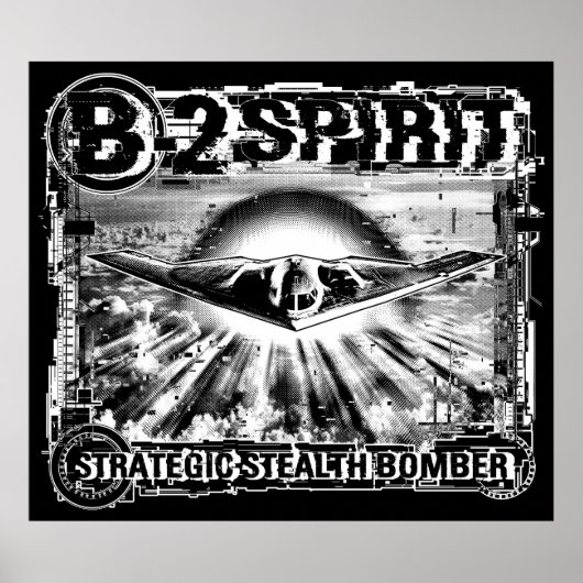 B-2 Poster gedistilleerd Poster (Voorkant)