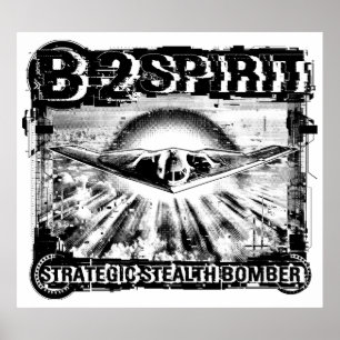 B-2 Poster gedistilleerd Poster