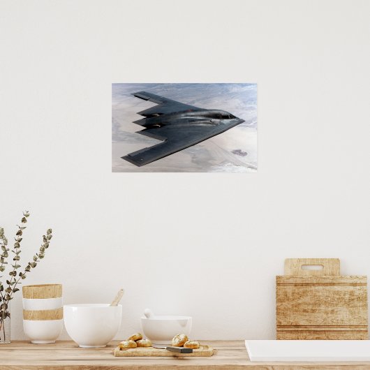 B-2 Poster voor spionagebommenwerper (Keuken)