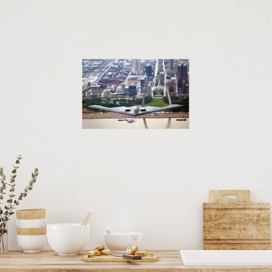 B-2 Poster voor spionagebommenwerper (Keuken)