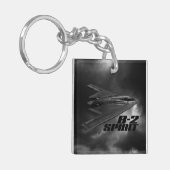 B-2-spiraalvormige Sleutelhanger (dubbelzijdig) (Voorkant Links)