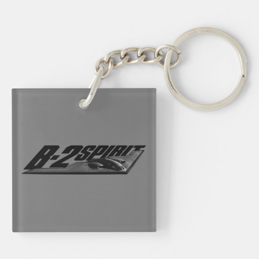 B-2-spiraalvormige Sleutelhanger (dubbelzijdig) (Achterkant)