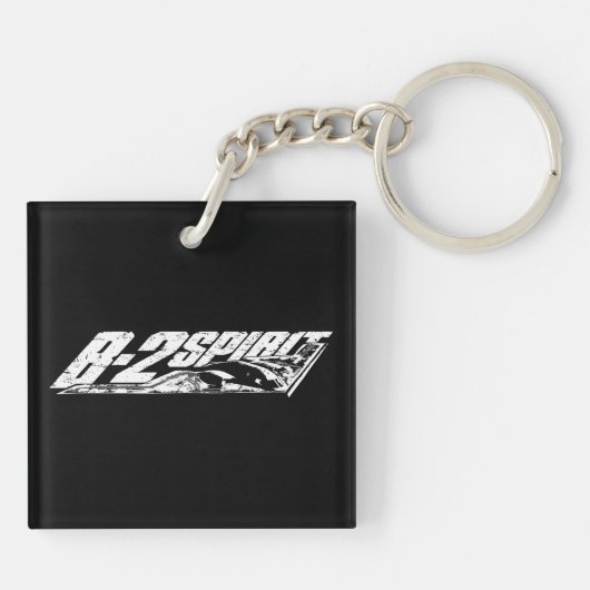 B-2-spiraalvormige Sleutelhanger (dubbelzijdig) (Achterkant)