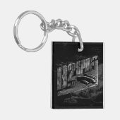 B-2-spiraalvormige Sleutelhanger (dubbelzijdig) (Voorkant Links)