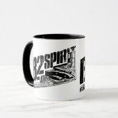 B-2 Spirit 11 oz Ringer Mok (Voorkant links)