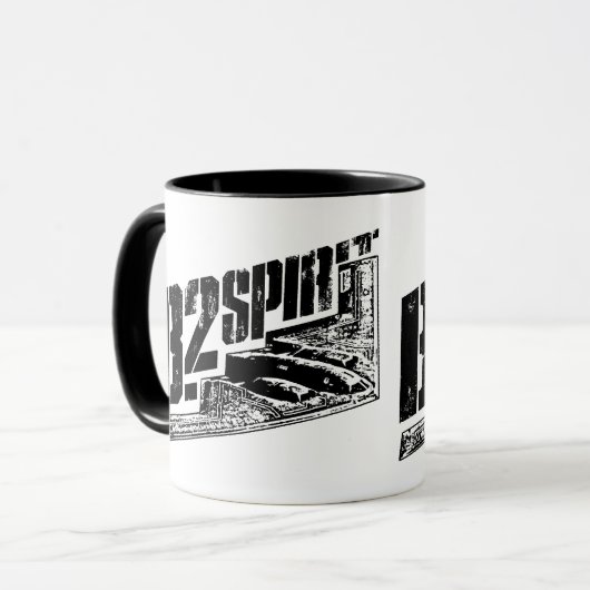 B-2 Spirit 11 oz Ringer Mok (Voorkant links)