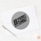 B-2 Spirit Classic Round Sticker (Envelop)
