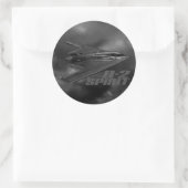 B-2 Spirit Classic Round Sticker (Tas)