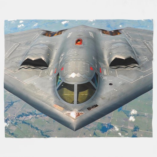 B-2 SPIRIT FLEECE DEKEN (Voorkant (Horizontaal))