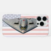 B-2 SPIRIT iPhone HOESJE (Achterkant horizontaal)