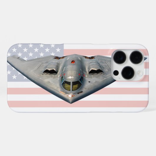 B-2 SPIRIT iPhone HOESJE (Achterkant horizontaal)