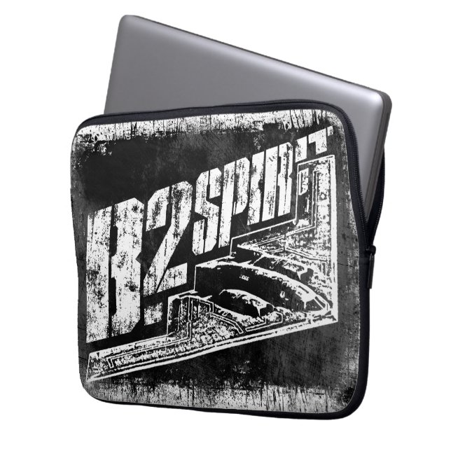 B-2 Spirit neopreen laptophoes, 13 inch Laptop Sleeve (Voorkant Links)