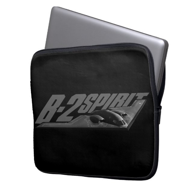 B-2 Spirit neopreen laptophoes, 13 inch Laptop Sleeve (Voorkant Links)