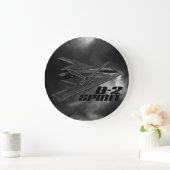 B-2 Spirit Round (Large) Wall Clock Grote Klok (Huis)