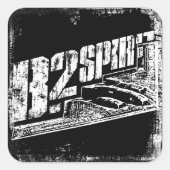 B-2 Spirit Square stickers (Voorkant)