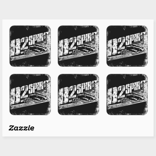 B-2 Spirit Square stickers (Vel)