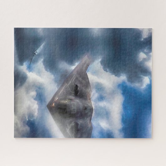 B-2 Spirit Stealth Bomber GHOST MAKER Jigzaag Puzz Legpuzzel (Horizontaal)
