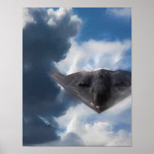 B-2 Spirit Stealth Bomber GHOST MAKER Poster