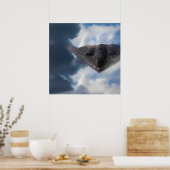 B-2 Spirit Stealth Bomber GHOST MAKER Poster (Keuken)