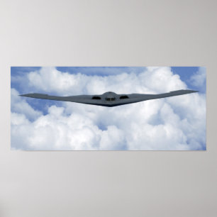 B-2 Spirit Stealth Bomber Vliegtuig Poster