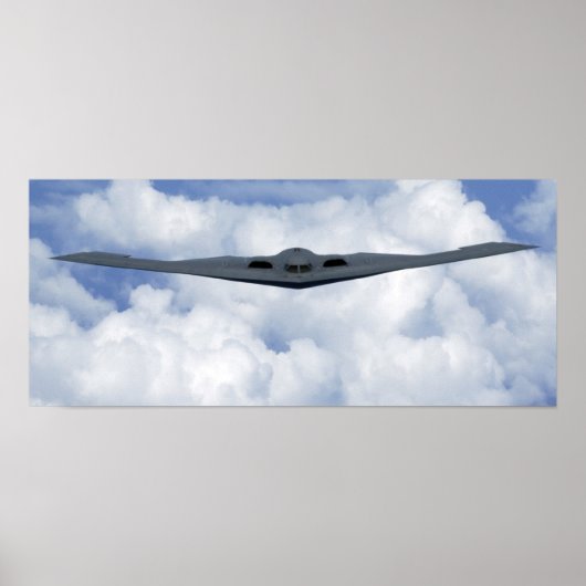 B-2 Spirit Stealth Bomber Vliegtuig Poster (Voorkant)