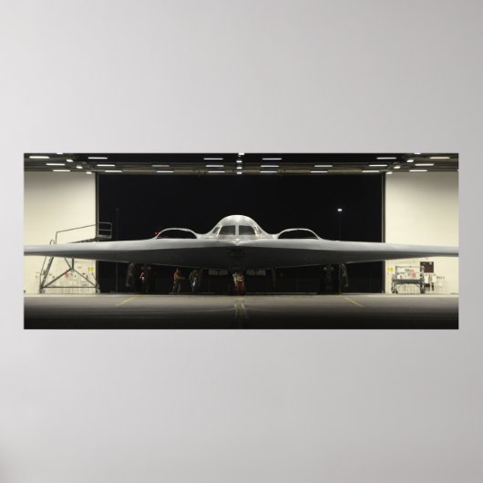 B-2 Spirit Stealth Bomber Vliegtuig Poster (Voorkant)
