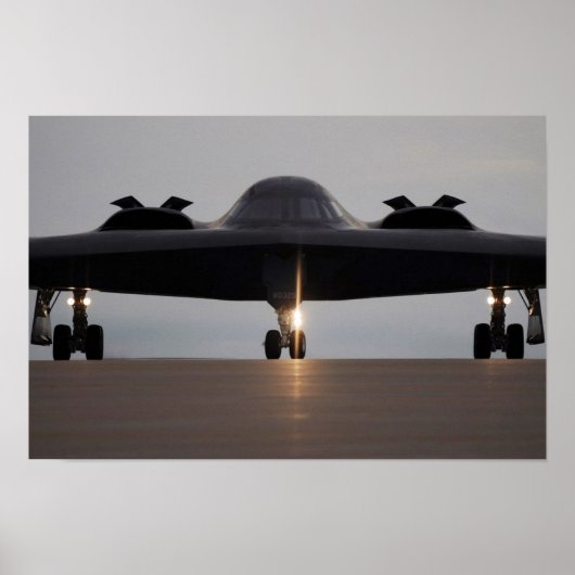 B-2 Spirit Stealth Bomber Vliegtuig Poster (Voorkant)