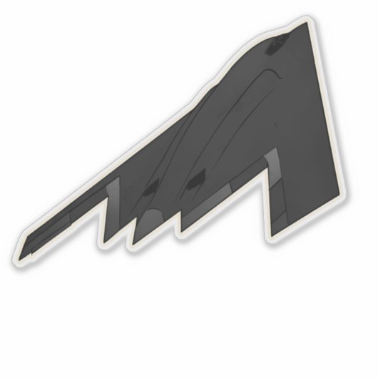 B-2 Spirit, Stealth Bomber Vliegtuig Sticker (Voorkant)