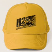 B-2 Spirit Trucker Hat Trucker Pet (Voorkant)
