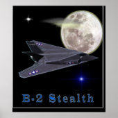 b-2 stealth bomber poster (Voorkant)