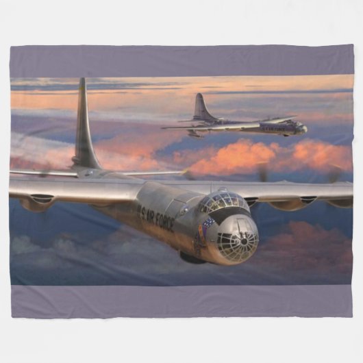 B-36 PEACEMAKER FLEECE DEKEN (Voorkant (Horizontaal))