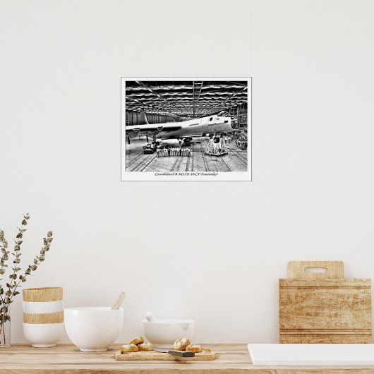 B-36 Peacemaker kwaliteit vliegtuig poster / print (Keuken)