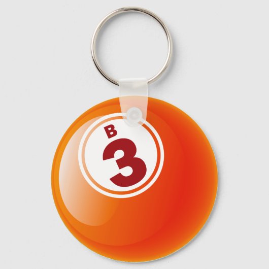 B 3 BINGO BALL SLEUTELHANGER (Voorkant)