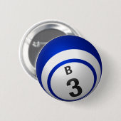 B 3 bingo ronde button 5,7 cm (Voorkant /achterkant)