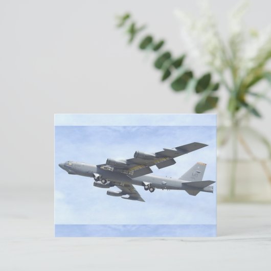 B-52 BOMBER BRIEFKAART (Staand voorkant)