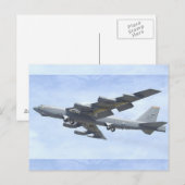 B-52 BOMBER BRIEFKAART (Voorkant / Achterkant)
