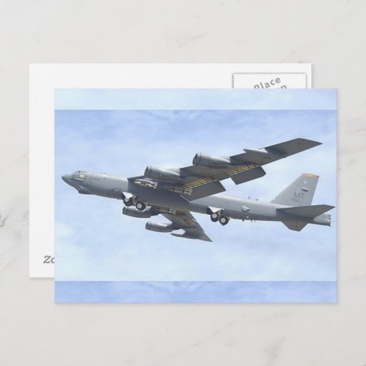 B-52 BOMBER BRIEFKAART (Voorkant / Achterkant)