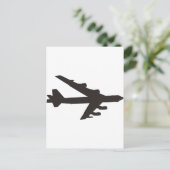 B-52 Bomber Briefkaart (Staand voorkant)