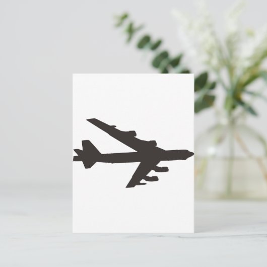 B-52 Bomber Briefkaart (Staand voorkant)