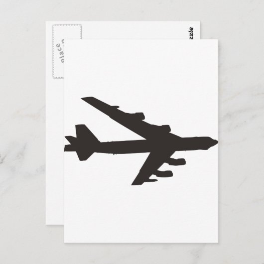 B-52 Bomber Briefkaart (Voorkant / Achterkant)