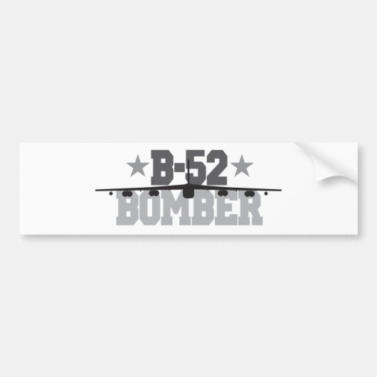 B-52 Bomber Bumpersticker (Voorkant)