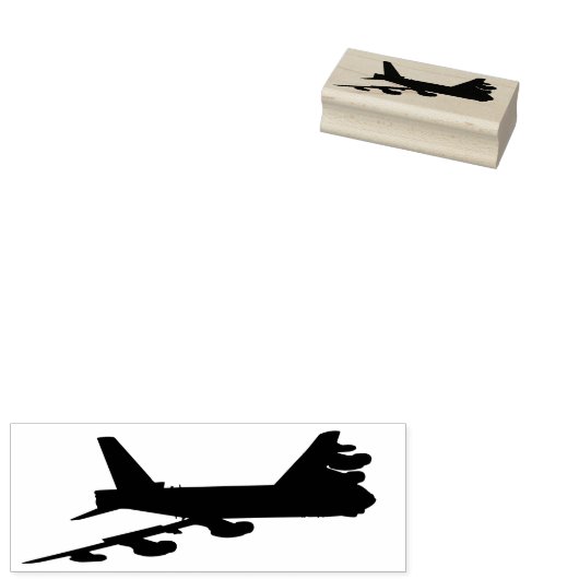 B-52 bommenwerper rubberstempel (Gestempeld)