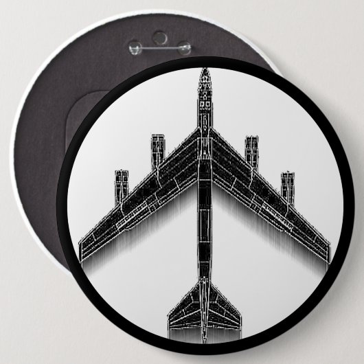 B-52 Peace Button (Voorkant /achterkant)