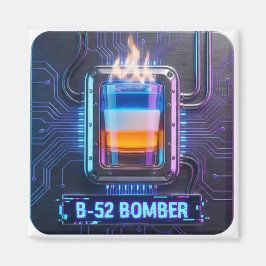 B-52 Shot Cyberpunk Bar Magneet