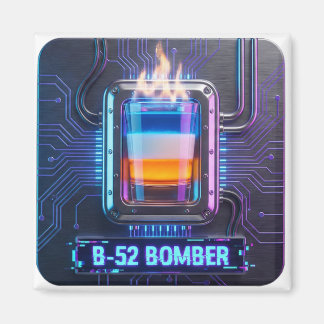 B-52 Shot Cyberpunk Bar Magneet